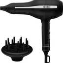 HOT TOOLS Pro Artist Black Gold Hair Dryer - Fast Drying with Even Heating for Less Damage and Dual Voltage, Travel Hair Dryer - 2000 Watts (1 Size)