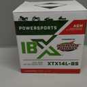 Interstate Batteries YTX14L-BS 12V 12Ah Powersports Battery 200CCA AGM Rechargeable Replacement Battery for Harley-Davidson Motorcycles (XTX14L-BS)