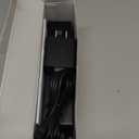 Netzu Projection Alarm Clock for Bedroom Ceiling, Small Compact Plug-in Digital Clocks with 180 Rotatable Projector, Temperature 4 Levels Birghtness, 3 Volumes and Snooze (Black)