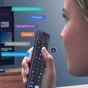 V2 Pro Replacement Voice Remote Control Compatible for vSeeBox V1 / V2 / Elite/Max, Replacement for OctaStream Elite Max Latest Technology Android TV Box 2023