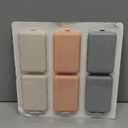 LANDNEOO 14 Grids Pill Organizer Box with Labels, Travel Medication Holder Dispenser Case Kit, Pocket Daily Pharmacy Container for Fish Oil Vitamin Supplement Storage, Khaki Pink Grey, 3 Pack