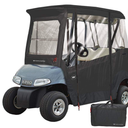 Greenline Eevelle USA Golf Cart Enclosure 2 Passenger Golf Car Cover Heavy Duty, 300D Waterproof DS (68" L x 40" W x 64" H) - Driving Enclosure - Bunker Sand