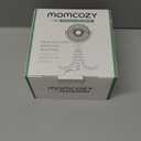 Momcozy 8000mAh Portable Stroller Fan | 27H Ultra-long Battery Life | Detachable 4 Speed 360Rotate | 2 Modes LED Night Light, USB Rechargeable Handheld Cooling Fan for Travel, Car Seat, Bedroom (Black)