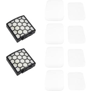 Replacement Filter for Shark ZU100 NV181 ZU55 NV151 NV150 NV250 ZU102 ZU62 ZU60 NV255 NV251 ZU62C Navigator Swivel Pro Upright Vacuum (4 Foam filters,2 HEPA filters)