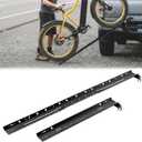 Extendable Bike Ramp for Bike Rack, 54'' Heavy Duty E-Bike Ramps, Non-Slip Loading Ramp for Ebikes, Mountain Bikes and Mopeds, Fit for Piston Pro/Pro X Bicycle Rack Holds Up to 110 Lbs, Black