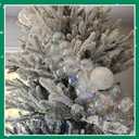 48 Pcs Christmas Rainbow Decorations - Transparent Fillable DIY Hanging Balls, 4 Sizes for Xmas Tree Home Party Decor