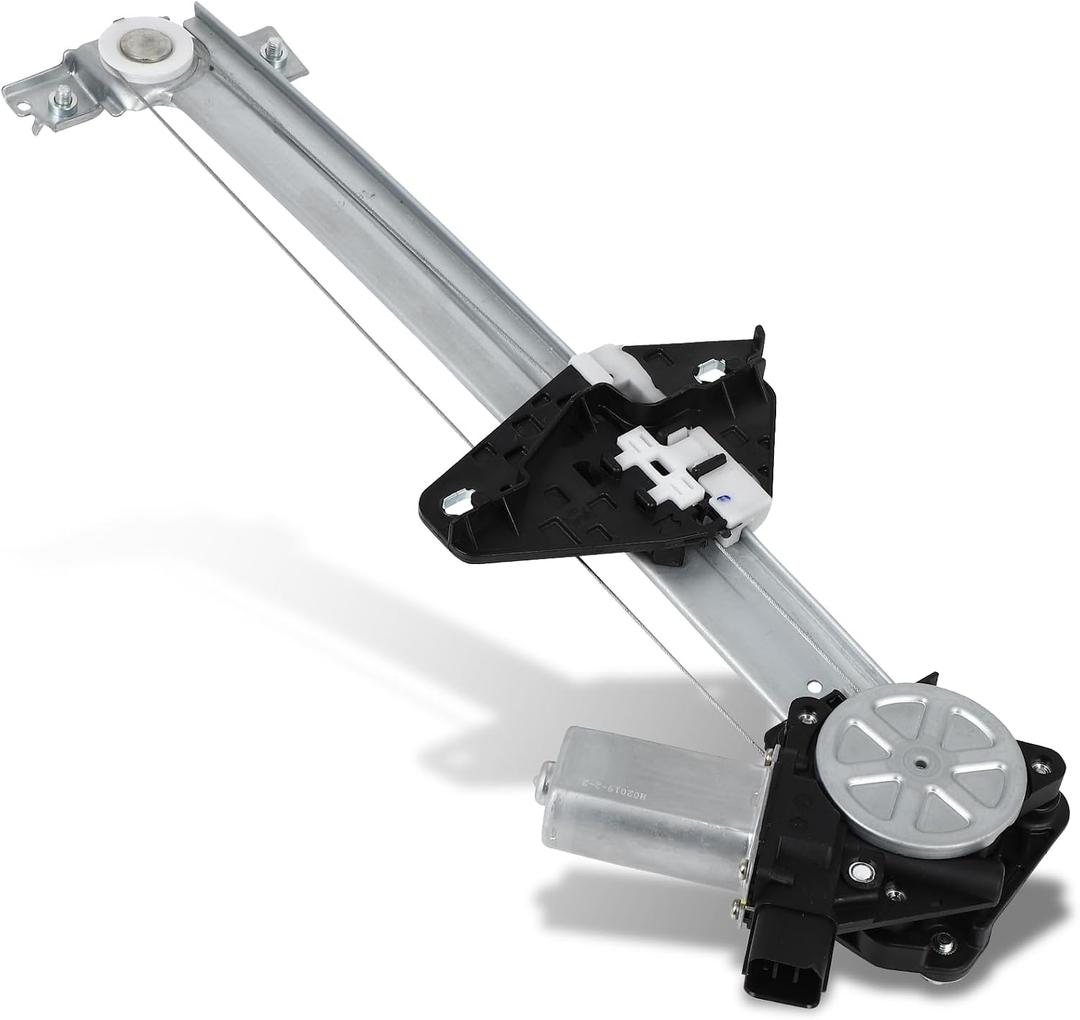 SCITOO Power Window Regulator w/Motor for Honda Civic 2006-2011 | Fit 2006-2011 for Honda Civic Rear Driver Window Regulator and Motor Assembly | 2 Pins| OE#748-478
