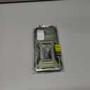 DEERLAMN Case for Samsung Galaxy S24 FE 6.7-Inch with Slide Camera Cover+Screen Protector(1 Pack), Rotated Ring Kickstand Military Grade Shockproof Protective Cover-Olive Green