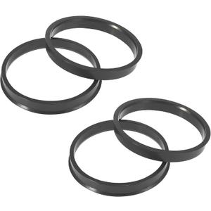 X AUTOHAUX 4pcs Plastic 71.5mm to 78.1mm Car Hub Centric Rings Wheel Bore Center Spacer