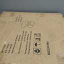 aboxoo Coffee Table Nesting Side Round Set of 2 End Table Top Sturdy Metal Frame Desk Centerpiece Living Room Bedroom Apartment Modern Industrial Simple Nightstand (Black Brown)