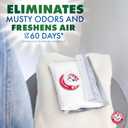 Arm & Hammer Essentials Hanging Moisture Absorber and Odor Eliminator, 17.5 oz., 3 Pack, Fragrance Free, Moisture Absorbers for Closets, Laundry Rooms and Bedrooms, Long-Lasting Freshness