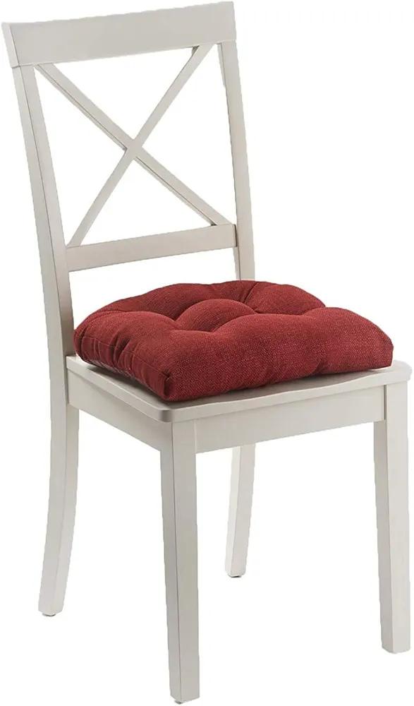 Gripper Non-Slip 15" x 15" Venus Tufted Universal Chair Cushions, Set of 2