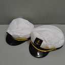 Jecery 7 Pcs Bride Babe Captain Hats Bachelorette Captain's Hat Nautical Bachelor Hat for Wedding Party Bridal Shower Gift Decor Boat Cap