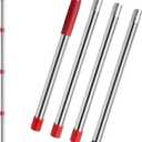 4-Section Spin Mop Replacement Handle- 2.5-5 Foot Mop Handle Replacement Stick Only Compatible with O Cedar EasyWring Spin Mop Base (Mop Head Not Included)