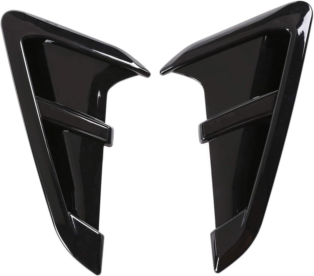 Shark Gills Front Fender Side Air Flow Fender Vent Cover Trim ABS for BMW X3 G01 X4 G02 X3M X4M 2018-2021 (Glossy Black, X3 M)