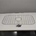 Serene Valley Sink Protector Grid 26-1/16" x 14-1/16", Centered Drain with Corner Radius 3-1/2", 304 Stainless Steel Material NLW2614C