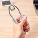 Hand Gripper Strengthener, 40160 lbs Adjustable Resistance, All-Metal Grip Trainer with Carbon Steel Spring and Aluminum Handles