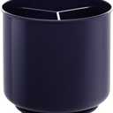 Plastic Rotating Extra Large Utensil Holder Crock with No-Tip Weighted Base, Removable Divider, And Gripped Insert - Dishwasher Safe Kitchen Utensil Holder For Kitchen Counter: Blue Utensil Caddy