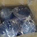 DaYammi 100 Pack Blue Plastic Cups 10 oz Disposable Cups Tumblers, Elegant Blue Glitter Party Drinking Cup Perfect for Wedding, Fancy Disposable Cup Plastic Cocktail Glasses Wine Glasses for Party