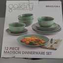 TTU Gallery 12Pc Madison Dinnerware Set