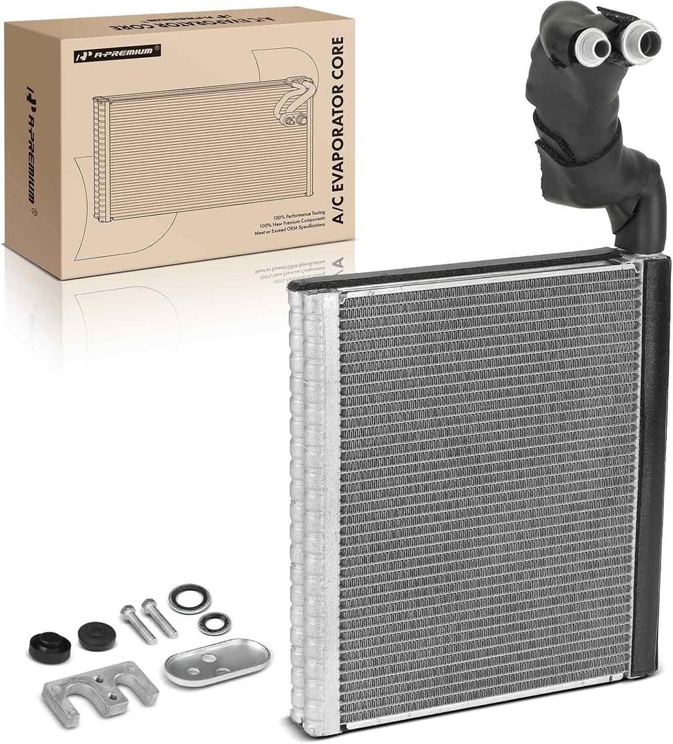 A-Premium AC Evaporator Core Compatible with Ford Mustang 2015-2021, with Pressing Plate