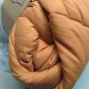 Bedsure Comforter Duvet Insert - Quilted Comforters Oversized King Size, All Season Duvet, GentleSoft Down Alternative Bedding, with 8 Tabs, Gifts for Women, Burnt Orange, Oversized King 116x98 Inche