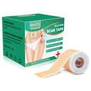 2 x Silicone Scar Sheets,Silicone Scar Tape Roll for Scar Removal,Reusable Waterproof Professional Soft Silicone Tape(1.6"x 60" Roll-1.5M)