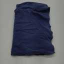 SCUSTY Linen Pants for Women Culottes Capris Wide Leg Palazzo Boho Pants Trousers (Small, Dark Blue)