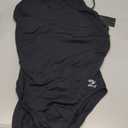 Speedo Womens Swimsuit One Piece Prolt Flyback Solid Adult Team Colors (38, Black/Black)