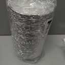 AIDUZETY 50 Pack 5-Inch Round Aluminum Foil Pans  Leak-Proof, Disposable Baking Containers for Oven, Freezer, Meal Prep, Takeout & Food Storage