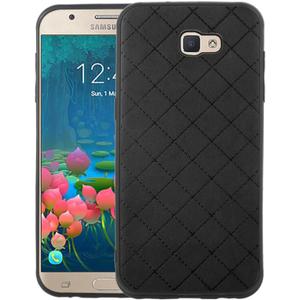 ELISORLI Compatible with Samsung Galaxy J5 Prime 2016 Case Rugged Thin Cell Accessories Anti-Slip Fit Rubber TPU Mobile Protection Full Body Phone Cover for Gaxaly J5Prime SM-G570M Women Men Black