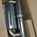 3 Inch Electric Valved Muffler Exhaust Cutout with Muffler Cat Back Exhaust System Kit