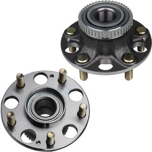 Autoround 512188 Rear Wheel Hub and Bearing Assembly Replacement for 2004-2008 Acura TL, 2003-2007 Honda Accord 5 Lug Pair