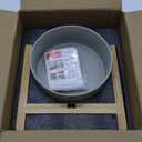 Ceramic 8.2inch Raised Dog Bowl Set, Elevated Feeder with Stand, Food and Water Bowl for Large Breed Dogs, Weighted Pet Dish(60oz, Grey)