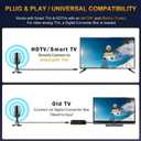 Indoor TV Antenna for Local Channels, Digital Antenna for Smart TV Indoor, 4K HDTV Antenna with Magnetic Base, 360 Reception, 8.2ft Cable, Long Range -Fit Any TVs with Built-in Tuner