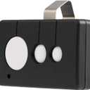 COZ WCR1 Gate Opener Remote Control, 433.92 MHz Gate Clicker with 100' Range Visor Clip, 3 in 1 Programmable Gate Remote Wireless Key for Automatic Swing & Sliding Gate Opener Garage Opener