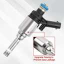 Fuel Injectors Compatible with A3 A4 A5 A6 Q3 Q5 TT Passat Jetta CC EOS GTI Beetle Tiguan 6 Holes 4Pcs Replace FJ1057
