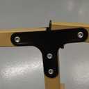 Suzile 2 Pack Foldable Low Picnic Table 4 ft Portable Lightweight Camping Table Fold Up Collapsible Roll up Metal Camp with Carry Bag for Party Patio Garden BBQ Backyard Christmas(Yellow Wood Color)