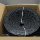 4 inch Tall Landscape Edging Kit 120FT Garden Edging with 210 Spikes for Lawn Edging and Flower Beds (Black, 120FT)