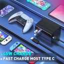Charger for Nintendo Switch, Fast Charger with 6.6FT Charging Cable, AC Power Supply Adapter for Nintendo Switch OLED/LITE Steam Deck Charger, Support Switch TV Dock Mode Output 15V2.6A USB C Chargers
