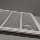 Howeall 24"W x 18"H [Duct Opening Size] Steel Return Air Filter Grille - Removable Face/Door for 1 inch Filters -HVAC Vent Cover Grill - White [Outer Dimensions: 26 5/8"W X 20 5/8"H]