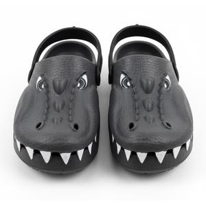B BLACK ALLIGATOR CLOG 3
