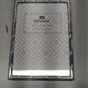 Silver Picture Frame - Bamboo Design - 5x7