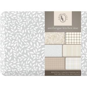 Anti Fatigue Mat by Laurel Lane Co.  Designer Anti Fatigue Mats for Kitchen Floor, Kitchen Mats for Floor, Desk Mat  Cushioned 0.75" Thick  Stain Resistant  Non-Skid Bottom  20" x 39"