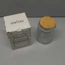 ANSQU Vintage Glass Jar with Lid, 23.7oz Airtight Glass Storage Canister Glass Food Storage Containers for Kitchen Counter, Pantry, Decorative Jar for Coffee, Tea, Sugar, Easter. Candy Cute Jar