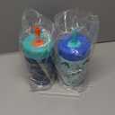 Fimibuke Kids & Toddler Cups Spill Proof, 12 OZ Insulated Sippy Cups for Toddlers Boys Girls, BPA-Free Toddler Straw Tumbler, Stainless Steel Kids Water Bottle with Twist Lids & Silicone Straw, 2 Pack