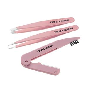 Tweezerman Exclusive Tea Rose Brow Sculpting Set