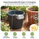 Auto Irrigation System, Battery Power Drip Watering System with Programmable Timer & Anti-Siphon Valve for 15 Indoor Outdoor Potted Plants