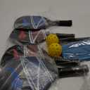 Pickleball Paddles, Pickleball Set with 4 Premium Wood Pickleball Paddles, 2 Pickleball Balls, 2 Cooling Towels & Carry Bag, Pickleball Rackets with Ergonomic Cushion Grip, Gifts for Men Women