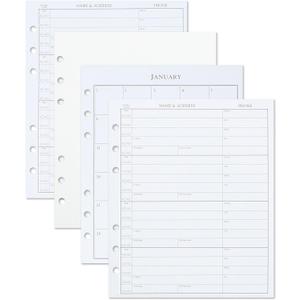 Hallmark Address Book Refill Pages (Pack of 44 Replacement Pages for Addresses, Appointments)